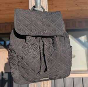 Vera Bradley Quilted Black Backpack